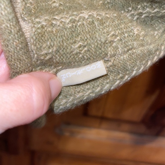 Woolrich women sweater “meadow” green full zip gently worn lambs wool/cotton M - Picture 5 of 7